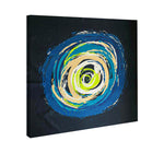 CUADRO ABSTRACTO REMOLINO COLORES - 56 X 56 CM