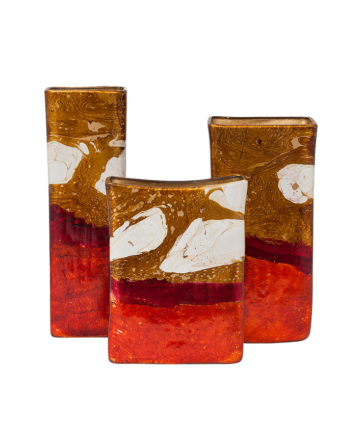 SET JARRONES RECTANGULAR 3 PZAS