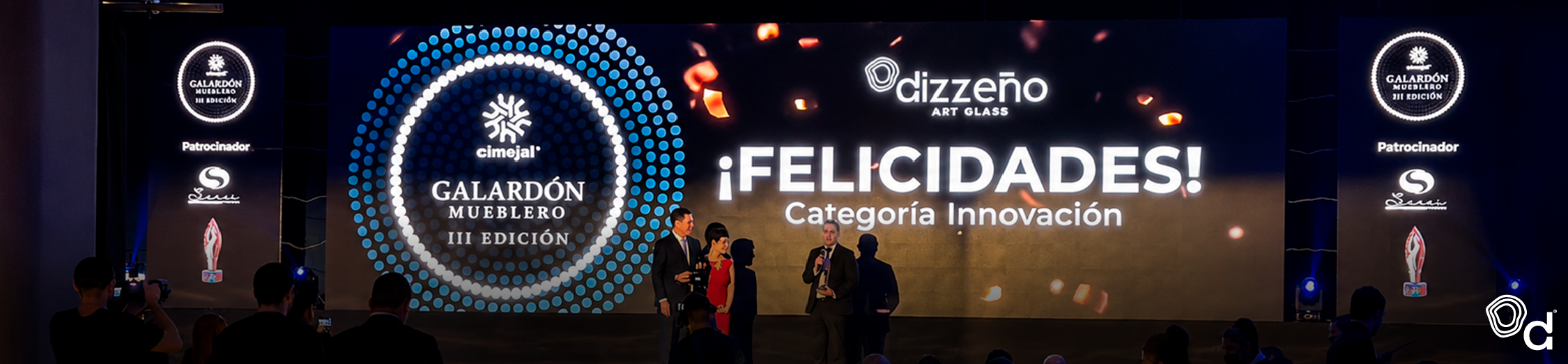 Dizzeño Art Glass gana el Galardón Mueblero 2026 en la categoría de Innovación
