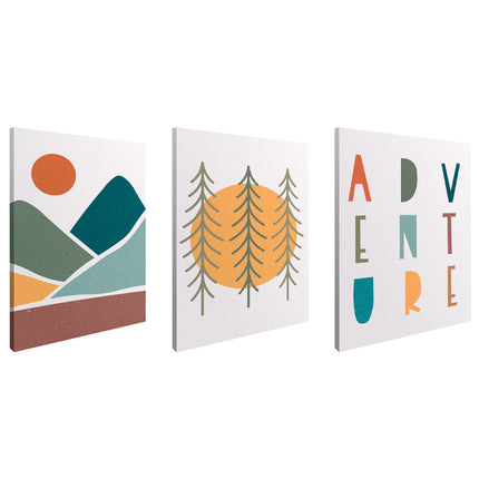 SET DE CUADROS ADVENTURE 3 PZAS