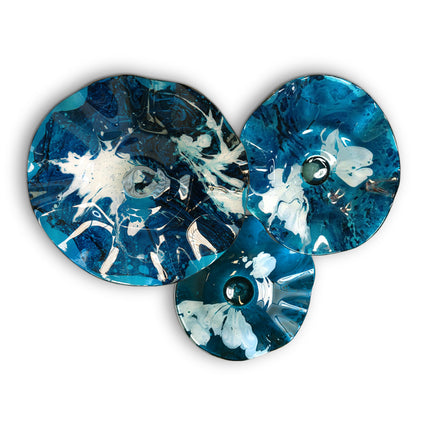 JGO PLATÓN ONDULADO AGUAMARINA AQUA