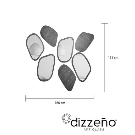 SET ESPEJOS ALICIA 7 PZAS