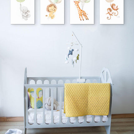 SET DE CUADROS BALLONS 4 PZAS