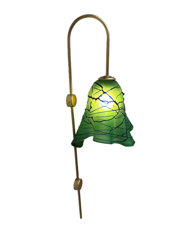 LÁMPARA APLIQUE ARCO DE PARED ARIA VERDE GDE
