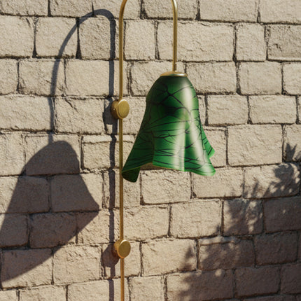 LÁMPARA APLIQUE ARCO DE PARED ARIA VERDE GDE