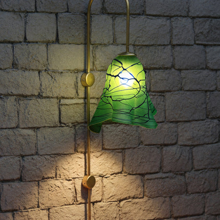 LÁMPARA APLIQUE ARCO DE PARED ARIA VERDE GDE