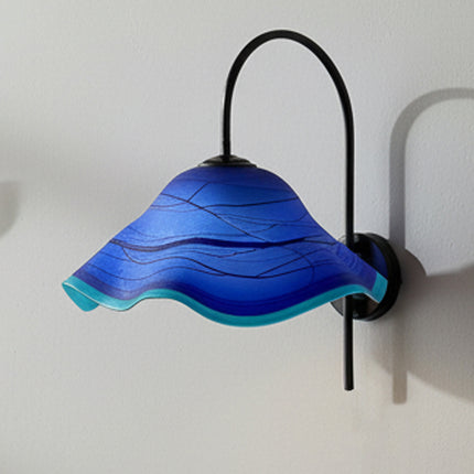 LÁMPARA DE PARED LIRA AZUL APLIQUES ARCO