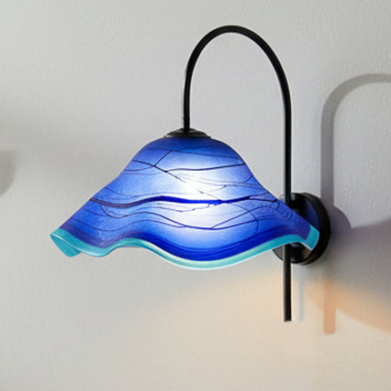 LÁMPARA DE PARED LIRA AZUL APLIQUES ARCO
