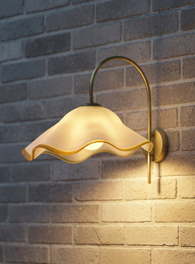 LÁMPARA APLIQUE ARCO DE PARED LIRA BLANCA