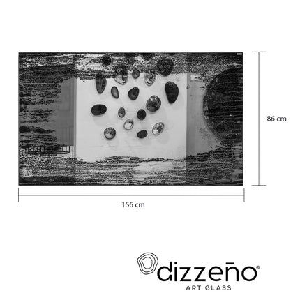 ESPEJO ARCAICO AVEJENTADO FONDO NEGRO 86X156 CM