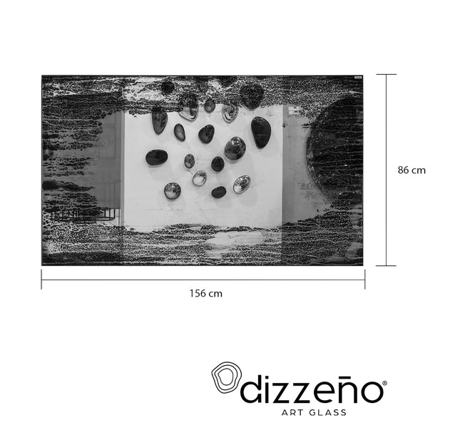 ESPEJO ARCAICO AVEJENTADO FONDO NEGRO 86X156 CM