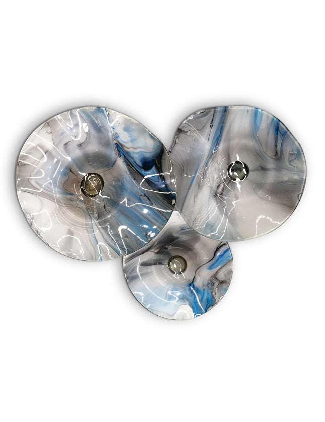 JGO PLATÓN ONDULADO ARK GRIS CON AZUL