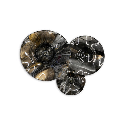 JGO PLATÓN ONDULADO ARK NOCHE PLATEADA CON ORO