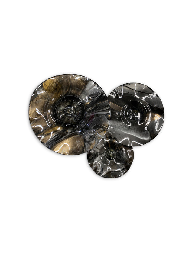 JGO PLATÓN ONDULADO ARK NOCHE PLATEADA CON ORO