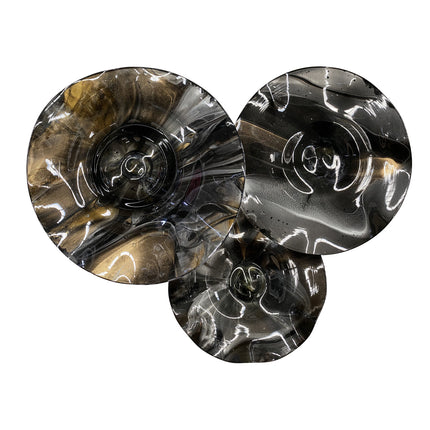 JGO PLATÓN ONDULADO ARK NOCHE PLATEADA CON ORO