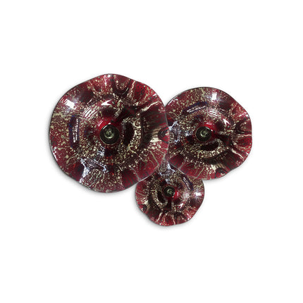 JGO PLATÓN ONDULADO AVEJENTADO ROJO