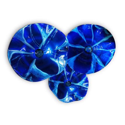 JGO PLATÓN ONDULADO AZUL FLOR