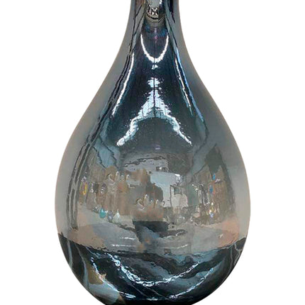 JARRÓN LIVIER AZUL PETRÓLEO LUSTRE