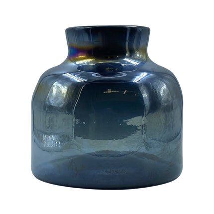 JARRÓN BALERO CH JUMBO AZUL PETRÓLEO LUSTRE