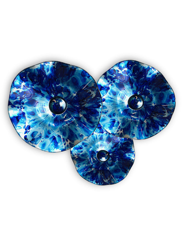 JGO PLATÓN ONDULADO AZUL PLATINO