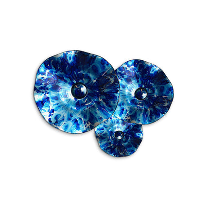 JGO PLATÓN ONDULADO AZUL PLATINO