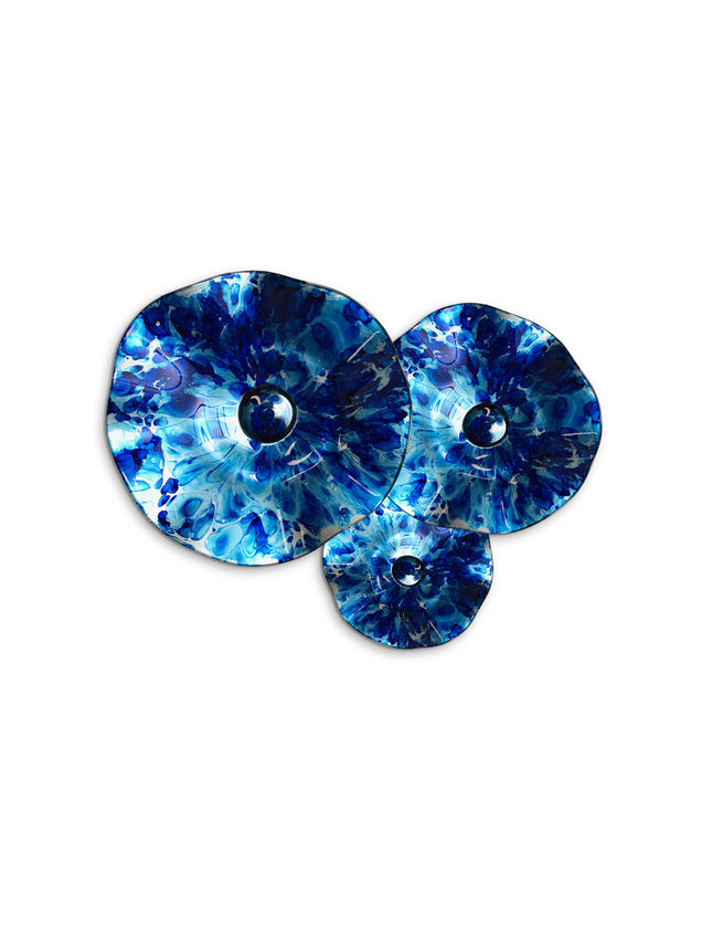 JGO PLATÓN ONDULADO AZUL PLATINO