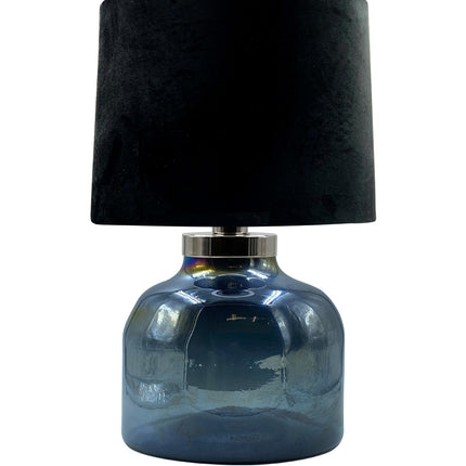 LÁMPARA BALERO CHICO JUMBO AZUL PETRÓLEO LUSTRE