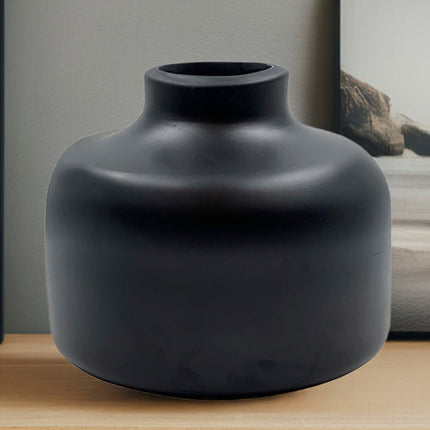 JARRÓN BALERO CH JUMBO NEGRO MATE