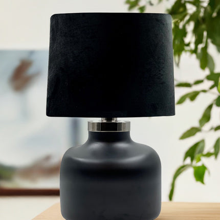 LÁMPARA BALERO CHICO JUMBO NEGRO MATE