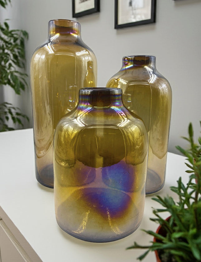 SET JARRONES BALERO LUSTRE 3 PZAS