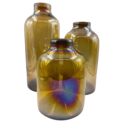 SET JARRONES BALERO LUSTRE 3 PZAS