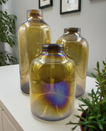 SET JARRONES BALERO LUSTRE 3 PZAS