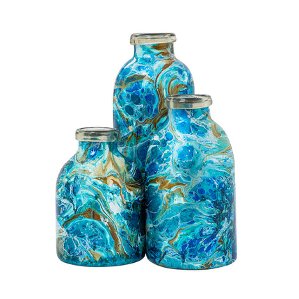 SET JARRONES BALERO C/RELESSE 3 PZAS