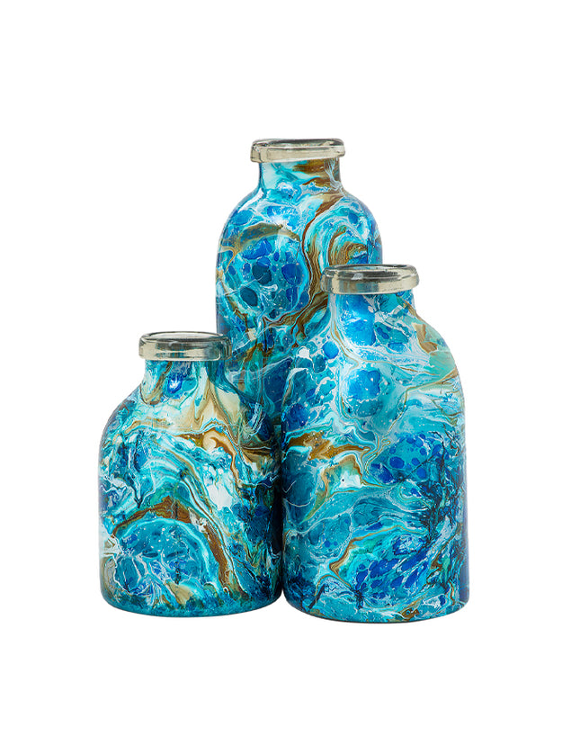 SET JARRONES BALERO C/RELESSE 3 PZAS