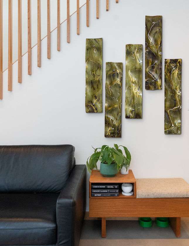 SET TIRAS BAMBOO 5 PIEZAS CHOCO CAPUCHINO