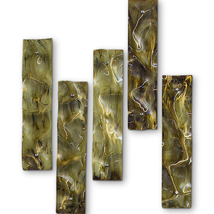 SET TIRAS BAMBOO 5 PIEZAS CHOCO CAPUCHINO