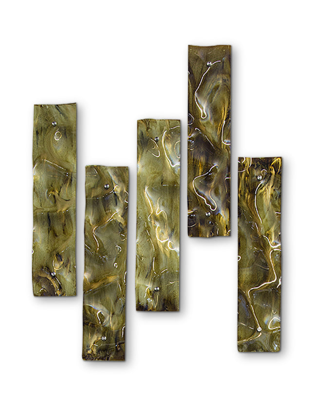 SET TIRAS BAMBOO 5 PIEZAS CHOCO CAPUCHINO