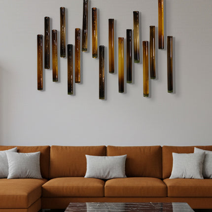 SET BAMBOO VISO 17 PZAS ÁMBAR