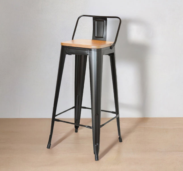 BANCO BOLTON CON RESPALDO Y ASIENTO DE MADERA