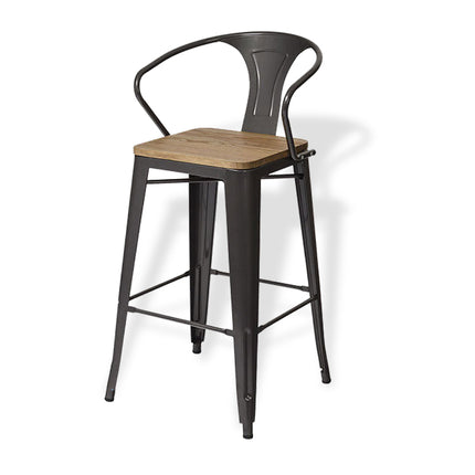 BANCO BOLTON YORK CON RESPALDO Y ASIENTO DE MADERA