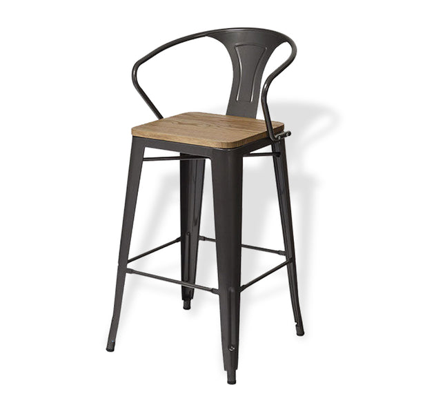 BANCO BOLTON YORK CON RESPALDO Y ASIENTO DE MADERA