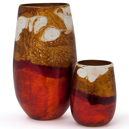 JGO JARRÓN BARRIL 2 PZAS