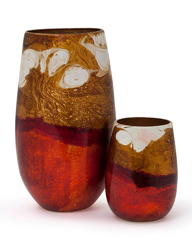 JGO JARRÓN BARRIL 2 PZAS