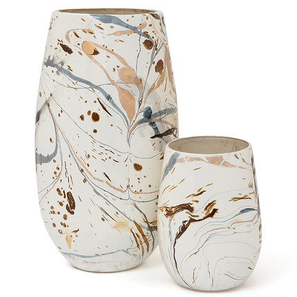 JGO JARRÓN BARRIL 2 PZAS