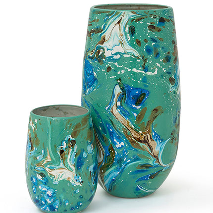 JGO JARRÓN BARRIL 2 PZAS