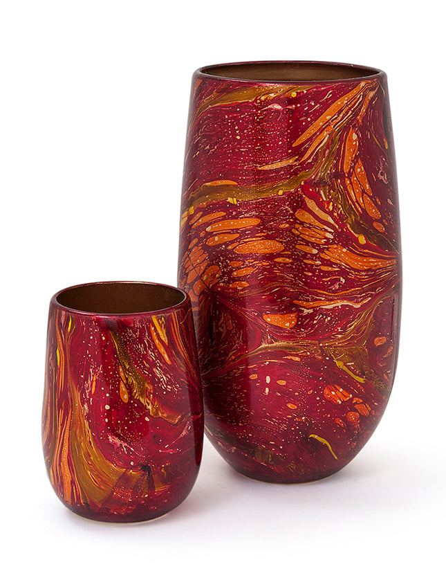 JGO JARRÓN BARRIL 2 PZAS