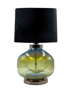 ÁMBAR LUSTRE PANTALLA NEGRA