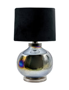 AZUL PETRÓLEO LUSTRE PANTALLA NEGRA