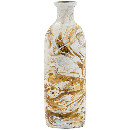 JARRÓN BOTELLA MARTILLADA