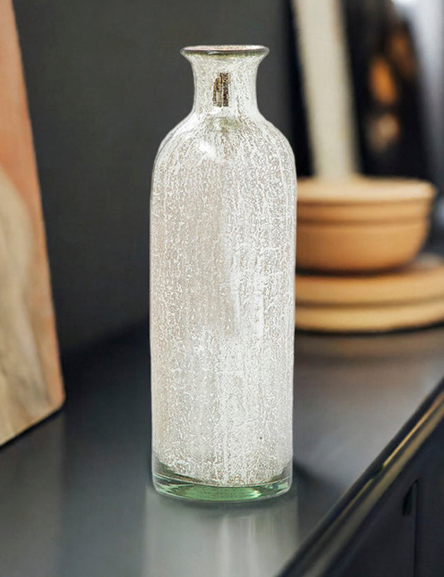 JARRÓN BOTELLA MARTILLADA